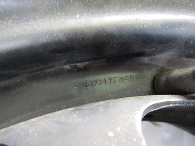 REZERVNO KOLO OEM N. 16626 RUOTA DI SCORTA NORMALE ORIGINAL REZERVNI DEL FORD FUSION JU (2002 - 02/2006) DIESEL LETNIK 2003
