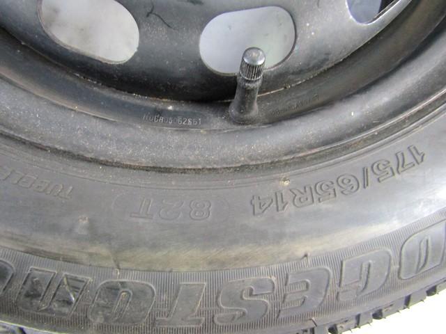 REZERVNO KOLO OEM N. 16626 RUOTA DI SCORTA NORMALE ORIGINAL REZERVNI DEL FORD FUSION JU (2002 - 02/2006) DIESEL LETNIK 2003