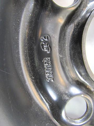 REZERVNO KOLO OEM N. 17484 RUOTA DI SCORTA NORMALE ORIGINAL REZERVNI DEL OPEL MERIVA A X03 (2003 - 2006) DIESEL LETNIK 2005