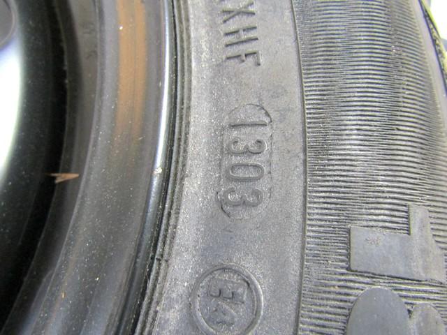 REZERVNO KOLO OEM N. 17484 RUOTA DI SCORTA NORMALE ORIGINAL REZERVNI DEL OPEL MERIVA A X03 (2003 - 2006) DIESEL LETNIK 2005