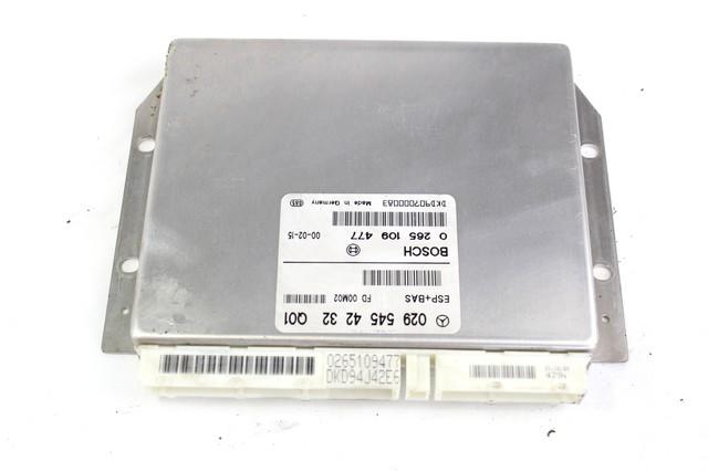 KONTROLA ESP ENOTA  OEM N. 295454232 ORIGINAL REZERVNI DEL MERCEDES CLASSE A W168 5P V168 3P 168.031 168.131 (1997 - 2000) BENZINA LETNIK 2000