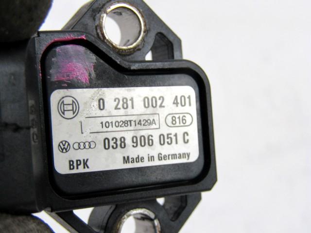 TLAK IZPUSNIH PLINOV SENZORJA OEM N. 038906051C ORIGINAL REZERVNI DEL VOLKSWAGEN TOURAN 1T3 MK1 R2 (2010 - 2015) DIESEL LETNIK 2011