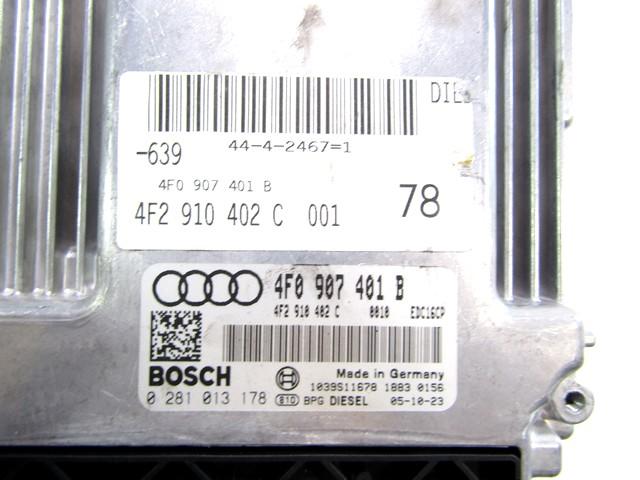 OSNOVNA KRMILNA ENOTA DDE / MODUL ZA VBRIZGAVANJE OEM N. 4F0907401B  ORIGINAL REZERVNI DEL AUDI A6 C6 4F2 4FH 4F5 BER/SW/ALLROAD (07/2004 - 10/2008) DIESEL LETNIK 2005