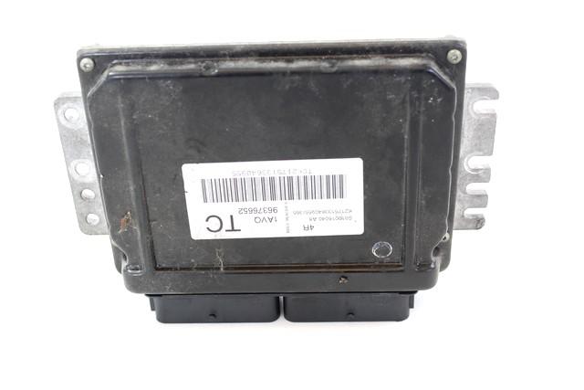 OSNOVNA KRMILNA ENOTA DDE / MODUL ZA VBRIZGAVANJE OEM N. 96376652 ORIGINAL REZERVNI DEL DAEWOO KALOS (2002 - 2004)BENZINA LETNIK 2004