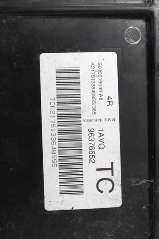 OSNOVNA KRMILNA ENOTA DDE / MODUL ZA VBRIZGAVANJE OEM N. 96376652 ORIGINAL REZERVNI DEL DAEWOO KALOS (2002 - 2004)BENZINA LETNIK 2004