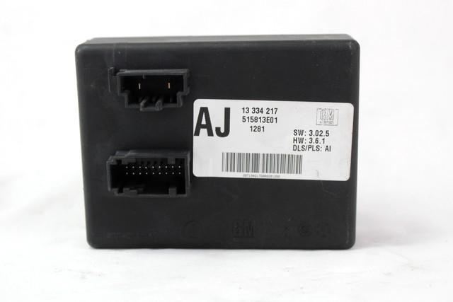 CENTRALNO ZAKLEPANJE OEM N. 13334217 ORIGINAL REZERVNI DEL OPEL INSIGNIA A G09 (2008 - 2017)DIESEL LETNIK 2012