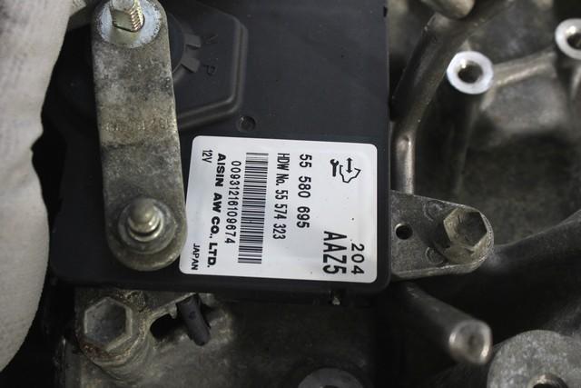 AVTOMATSKI MENJALNIK OEM N. (D)55575941 CAMBIO AUTOMATICO ORIGINAL REZERVNI DEL OPEL INSIGNIA A G09 (2008 - 2017)DIESEL LETNIK 2012