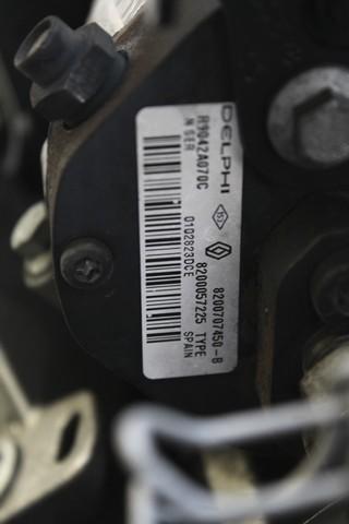 MOTOR OEM N. K9KT7 19052 ORIGINAL REZERVNI DEL RENAULT CLIO BR0//1 CR0/1 KR0/1 MK3 R (05/2009 - 2013) DIESEL LETNIK 2009