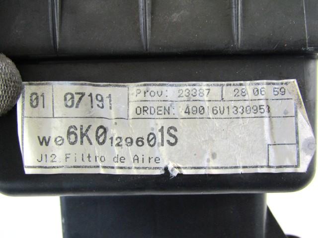 FILTAR ZRAKA OEM N. 6K0129601S ORIGINAL REZERVNI DEL VOLKSWAGEN POLO 6N2 (10/1999 - 04/2002)DIESEL LETNIK 2001