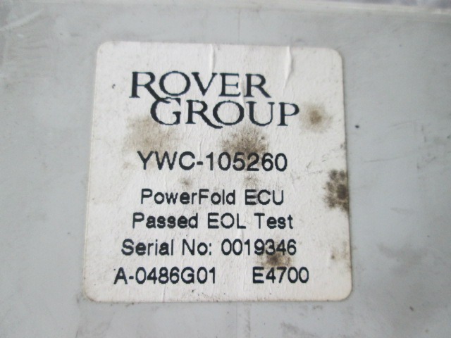 RAZNE KRMILNE ENOTE  OEM N. YWC105260 ORIGINAL REZERVNI DEL LAND ROVER DISCOVERY L3128 MK2 (1999-2004)DIESEL LETNIK 2001