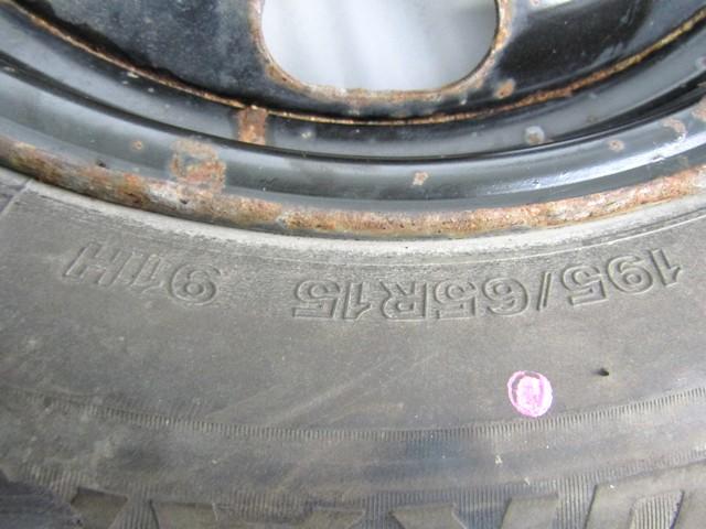 MALO REZERVNO KOLO OEM N. 15901 RUOTINO DI SCORTA ORIGINAL REZERVNI DEL PEUGEOT 307 3A/B/C/E/H BER/SW/CABRIO (2001 - 2009) DIESEL LETNIK 2007