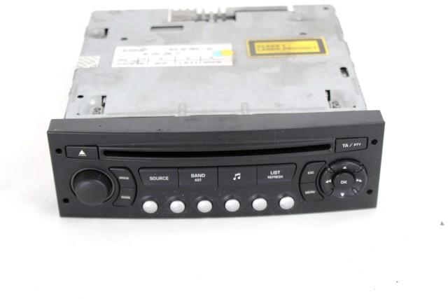 RADIO CD / OJACEVALNIK / IMETNIK HIFI OEM N. 9659139677 ORIGINAL REZERVNI DEL CITROEN C4 MK1 / COUPE L LC (2004 - 08/2009) DIESEL LETNIK 2007