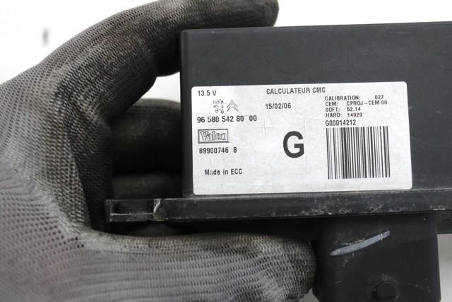 RACUNALNIK ZAROMETOV OEM N. 9658054280 ORIGINAL REZERVNI DEL CITROEN C4 MK1 / COUPE L LC (2004 - 08/2009) DIESEL LETNIK 2007