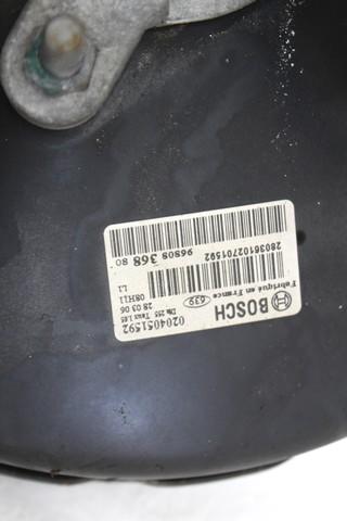 SERVO OJACEVALNIK ZAVOR S PUMPO OEM N. 9680836880 ORIGINAL REZERVNI DEL CITROEN C4 MK1 / COUPE L LC (2004 - 08/2009) DIESEL LETNIK 2007
