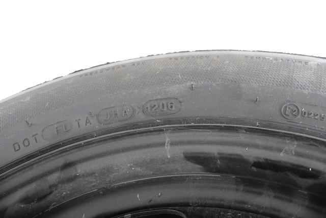 REZERVNO KOLO OEM N. 18337 RUOTA DI SCORTA NORMALE ORIGINAL REZERVNI DEL CITROEN C4 MK1 / COUPE L LC (2004 - 08/2009) DIESEL LETNIK 2007