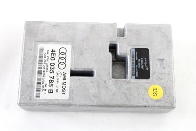 RAZNE KRMILNE ENOTE  OEM N. 4E0035785B ORIGINAL REZERVNI DEL AUDI A8 MK2 D3/4E (2002 - 2009)BENZINA LETNIK 2005