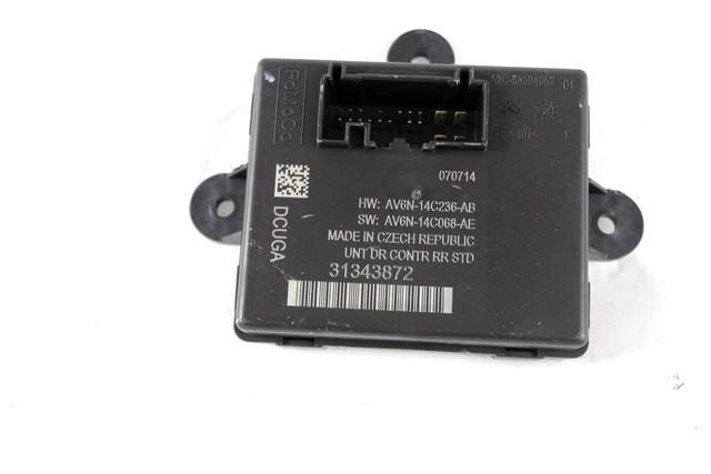 RACUNALNIK VRAT IN STEKEL OEM N. 31343872 ORIGINAL REZERVNI DEL VOLVO V40 MK1 525 526 (2012 - 2016)DIESEL LETNIK 2014