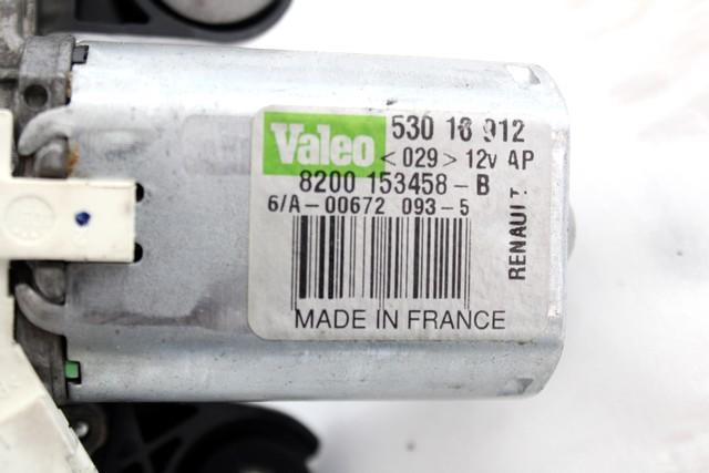 MOTORCEK ZADNJEGA BRISALCA OEM N. 8200153458 ORIGINAL REZERVNI DEL RENAULT SCENIC/GRAND SCENIC JM0/1 MK2 (2003 - 2009) DIESEL LETNIK 2005