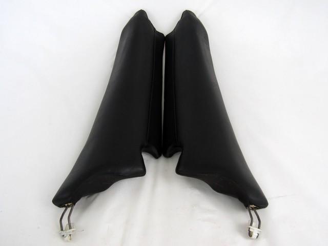 LATVIJSKI STRANSKI SEDEZI ZA ZADNJE SEDEZE OEM N. 17547 FIANCHETTI LATERALI SEDILI POSTERIORI PELLE ORIGINAL REZERVNI DEL JAGUAR X-TYPE X400 MK1 BER/SW (2001-2005) DIESEL LETNIK 2004
