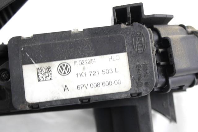 PEDALI OEM N. 1K1721503L ORIGINAL REZERVNI DEL VOLKSWAGEN GOLF V 1K1 1K5 MK5 BER/SW (02/2004-11/2008) DIESEL LETNIK 2004