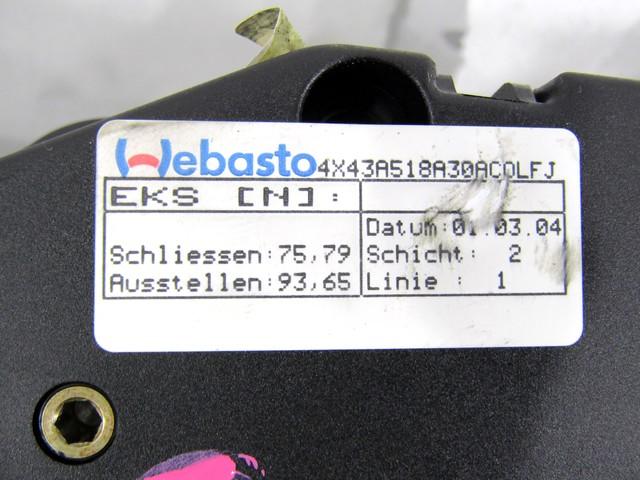 POMICNO PANORAMSKO OKNO  OEM N. C2S48702LFJ ORIGINAL REZERVNI DEL JAGUAR X-TYPE X400 MK1 BER/SW (2001-2005) DIESEL LETNIK 2004