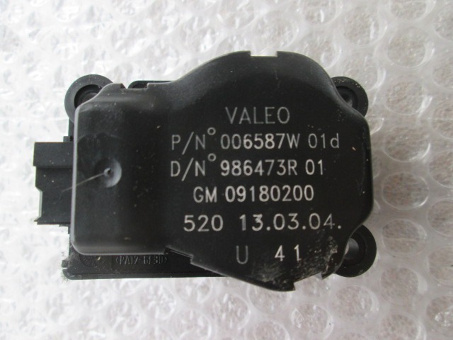 MOTORCEK OGREVANJA OEM N. 006587W ORIGINAL REZERVNI DEL OPEL VECTRA C Z02 BER/SW (2002 - 2006) DIESEL LETNIK 2004