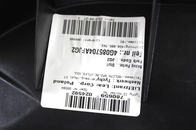 LATVIJSKI STRANSKI SEDEZI ZA ZADNJE SEDEZE OEM N. 10429 FIANCHETTI LATERALI SEDILI POSTERIORI TESSUT ORIGINAL REZERVNI DEL AUDI A6 C7 BER/SW/ALLROAD (2011 - 2018)DIESEL LETNIK 2012