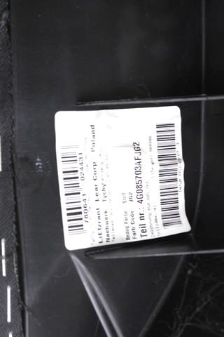 LATVIJSKI STRANSKI SEDEZI ZA ZADNJE SEDEZE OEM N. 10429 FIANCHETTI LATERALI SEDILI POSTERIORI TESSUT ORIGINAL REZERVNI DEL AUDI A6 C7 BER/SW/ALLROAD (2011 - 2018)DIESEL LETNIK 2012