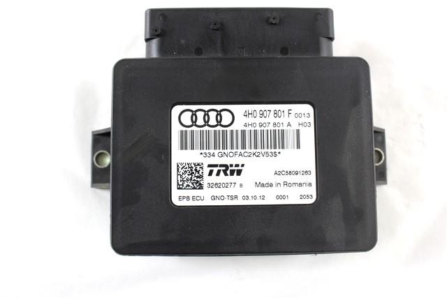 ELEKTRICNA PARKIRNA ZAVORNA  OEM N. 4H0907801F ORIGINAL REZERVNI DEL AUDI A6 C7 BER/SW/ALLROAD (2011 - 2018)DIESEL LETNIK 2012