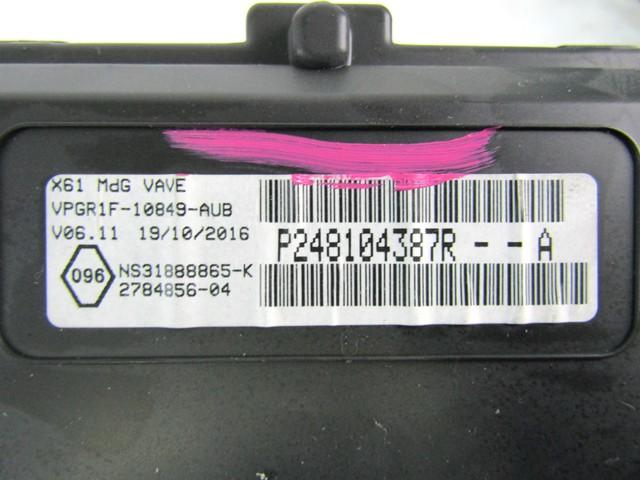 KILOMETER STEVEC OEM N. 248104387R ORIGINAL REZERVNI DEL RENAULT KANGOO KW0/1 MK2 R (2013 - 2021)DIESEL LETNIK 2016