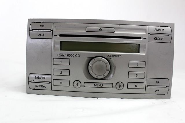 RADIO CD / OJACEVALNIK / IMETNIK HIFI OEM N. 6M2T-18C815-AG ORIGINAL REZERVNI DEL FORD S-MAX WA6 MK1 (2006 - 2010) DIESEL LETNIK 2007