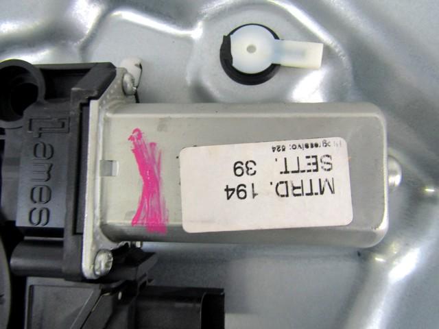 MEHANIZEM DVIGA ZADNJIH STEKEL  OEM N. 18904 SISTEMA ALZACRISTALLO PORTA POSTERIORE ELETT ORIGINAL REZERVNI DEL FIAT CROMA 194 MK2 (2005 - 10/2007)  DIESEL LETNIK 2006