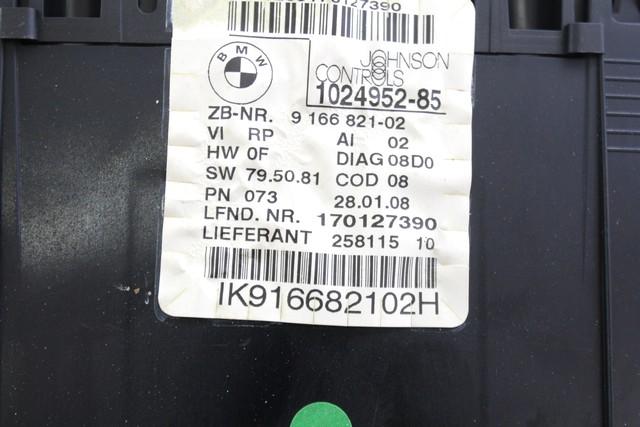 KILOMETER STEVEC OEM N. 9166821 ORIGINAL REZERVNI DEL BMW SERIE 1 BER/COUPE/CABRIO E81/E82/E87/E88 LCI R (2007 - 2013) DIESEL LETNIK 2008