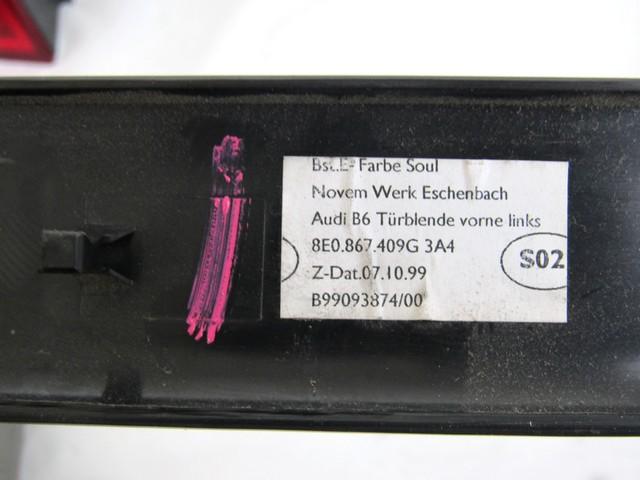 OKRASNE LETVICE VRAT  OEM N. 8E0867409G ORIGINAL REZERVNI DEL AUDI A4 B6 8E2 8E5 BER/SW (2001 - 2005) DIESEL LETNIK 2001