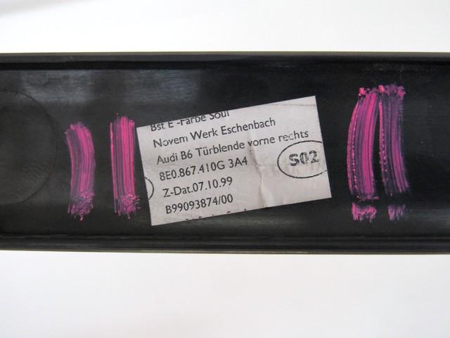 OKRASNE LETVICE VRAT  OEM N. 8E0867410G ORIGINAL REZERVNI DEL AUDI A4 B6 8E2 8E5 BER/SW (2001 - 2005) DIESEL LETNIK 2001