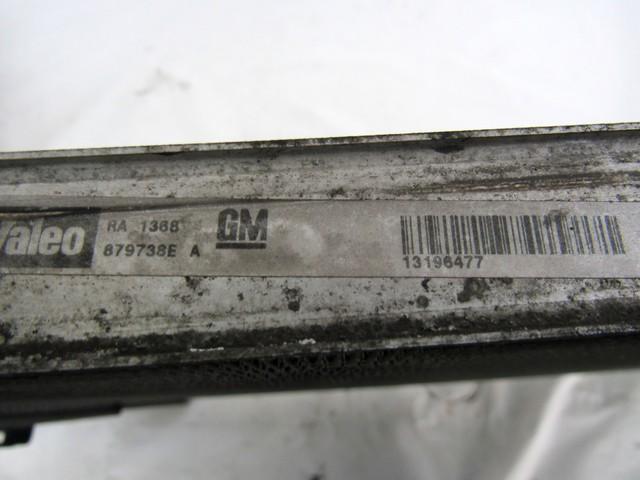 RADIATOR VODE OEM N. 13196477 ORIGINAL REZERVNI DEL FIAT CROMA 194 MK2 (2005 - 10/2007)  DIESEL LETNIK 2006