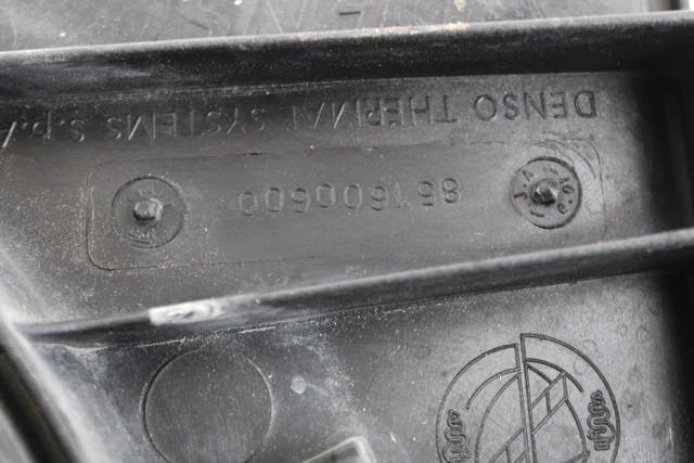 VENTILATOR HLADILNIKA OEM N. 51760613 ORIGINAL REZERVNI DEL FIAT PUNTO 188 MK2 R (2003 - 2011) DIESEL LETNIK 2004