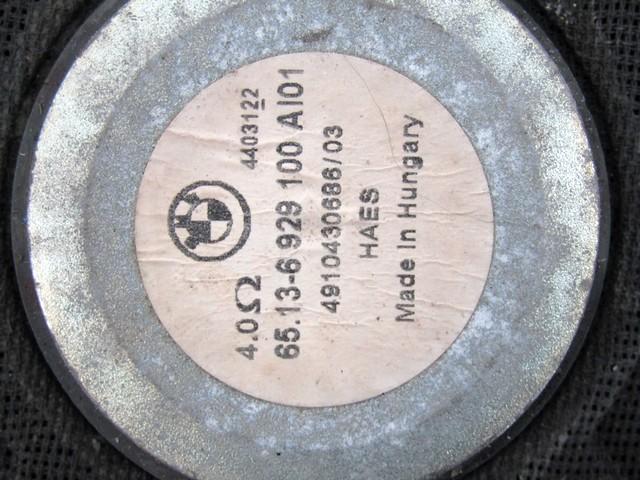 ZVOCNIKI OEM N. 65136928100 ORIGINAL REZERVNI DEL BMW SERIE 5 E60 E61 (2003 - 2010) DIESEL LETNIK 2004