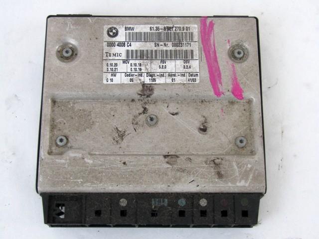 SEDEZNI MODUL OEM N. 61356927270 ORIGINAL REZERVNI DEL BMW SERIE 5 E60 E61 (2003 - 2010) DIESEL LETNIK 2004