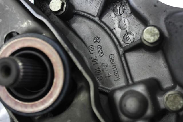 ROCNI MENJALNIK OEM N. 02J301107D CAMBIO MECCANICO ORIGINAL REZERVNI DEL AUDI A2 8Z 8Z0 (1999 - 2005)DIESEL LETNIK 2001