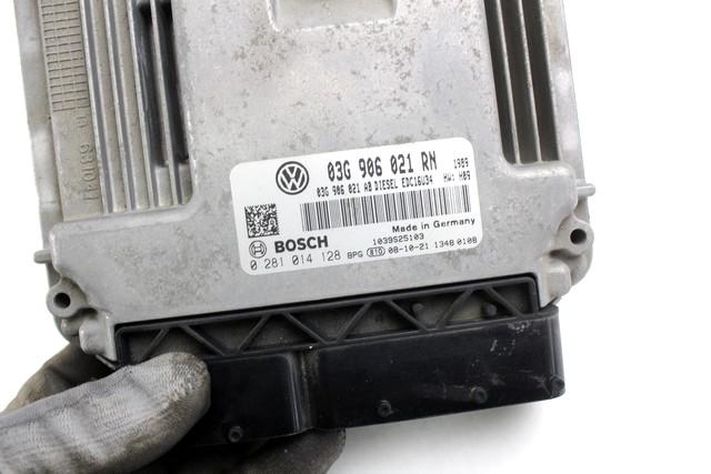 KOMPLET ODKLEPANJE IN VZIG  OEM N. 17768 KIT ACCENSIONE AVVIAMENTO ORIGINAL REZERVNI DEL VOLKSWAGEN TOURAN 1T2 MK1 R1 (2006 - 2010)DIESEL LETNIK 2009