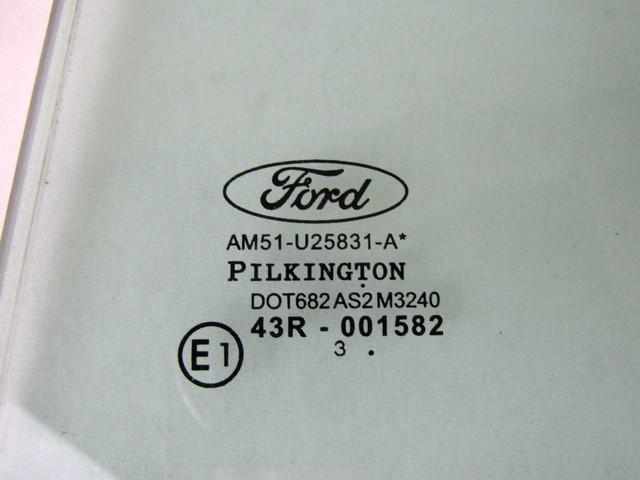 FIKSNO LEVO STEKLO OEM N. AM51-U25831-A ORIGINAL REZERVNI DEL FORD CMAX GRAND CMAX MK2 DXA-CB7 DXA-CEU (2010 - 03/2015) DIESEL LETNIK 2014