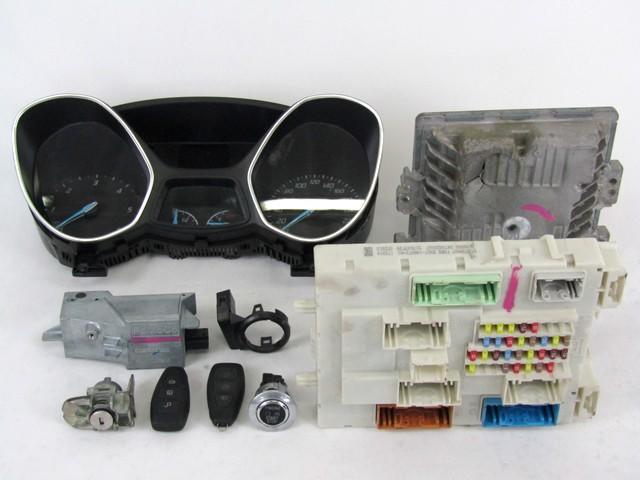 KOMPLET ODKLEPANJE IN VZIG  OEM N. 77 KIT ACCENSIONE AVVIAMENTO ORIGINAL REZERVNI DEL FORD CMAX GRAND CMAX MK2 DXA-CB7 DXA-CEU (2010 - 03/2015) DIESEL LETNIK 2014