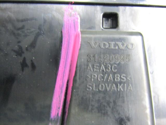 SREDINSKA KONZOLA OEM N. 31420995 ORIGINAL REZERVNI DEL VOLVO V90 MK2 (DAL 2016)DIESEL LETNIK 2016