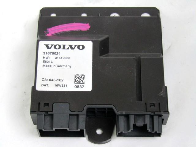 RAZNE KRMILNE ENOTE  OEM N. 31676024 ORIGINAL REZERVNI DEL VOLVO V90 MK2 (DAL 2016)DIESEL LETNIK 2016