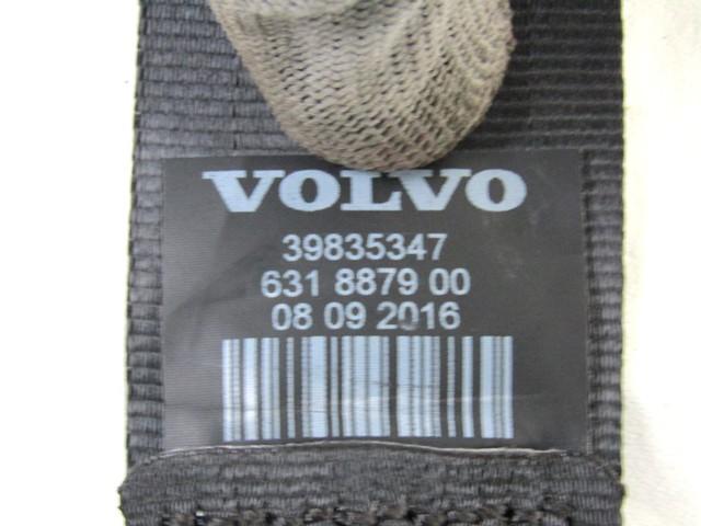 SAMOZATEZNI VARNOSTNI PAS OEM N. 39835347 ORIGINAL REZERVNI DEL VOLVO V90 MK2 (DAL 2016)DIESEL LETNIK 2016