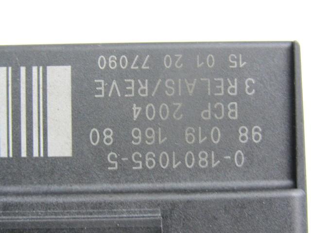 VAROVALKE/RELE' OEM N. 9801916680 ORIGINAL REZERVNI DEL CITROEN C4 PICASSO/GRAND PICASSO MK2 (2013 - 2022) DIESEL LETNIK 2015