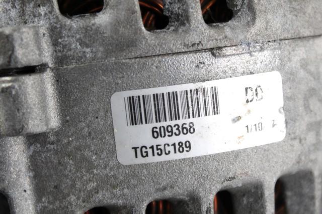 ALTERNATOR OEM N. TG15C189 ORIGINAL REZERVNI DEL PEUGEOT PARTNER TEPEE MK2 (2008 - 2015) DIESEL LETNIK 2012