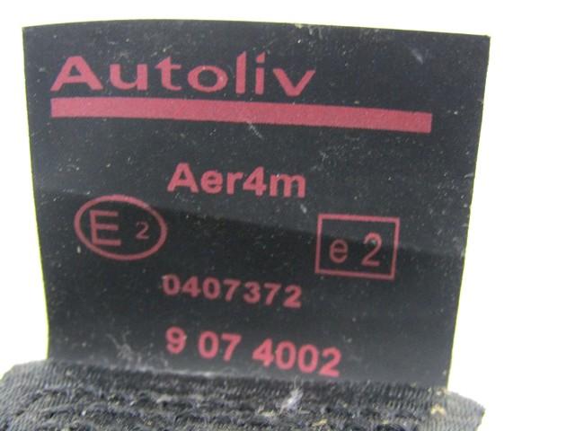 VARNOSTNI PAS OEM N. 96814182XX ORIGINAL REZERVNI DEL PEUGEOT 308 4A 4B 4C 4E 4H MK1 BER/SW/CC (2007 - 2013) DIESEL LETNIK 2009