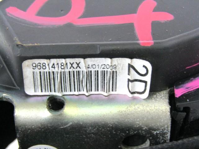 VARNOSTNI PAS OEM N. 96814181XX ORIGINAL REZERVNI DEL PEUGEOT 308 4A 4B 4C 4E 4H MK1 BER/SW/CC (2007 - 2013) DIESEL LETNIK 2009